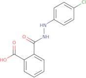 2-{[2-(4-Chlorophenyl)hydrazino]carbonyl}benzenecarboxylic acid