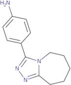 4-{5H,6H,7H,8H,9H-[1,2,4]Triazolo[4,3-a]azepin-3-yl}aniline