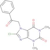 8-Chloro-1,3-dimethyl-7-(2-oxo-2-phenylethyl)-2,3,6,7-tetrahydro-1H-purine-2,6-dione