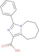 3-Phenyl-5H,6H,7H,8H,9H-imidazo[1,5-a]azepine-1-carboxylic acid