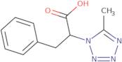 2-(5-Methyl-1H-1,2,3,4-tetrazol-1-yl)-3-phenylpropanoic acid
