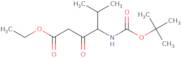 (S)-Ethyl 4-(tert-butoxycarbonyl)amino-5-methyl-3-oxohexanoate