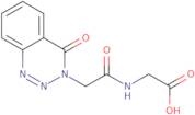 2-[2-(4-Oxo-3,4-dihydro-1,2,3-benzotriazin-3-yl)acetamido]acetic acid