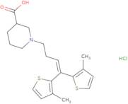 1-[4,4-Bis(3-methylthiophen-2-yl)but-3-en-1-yl]piperidine-3-carboxylic acid hydrochloride