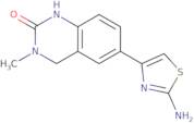6-(2-Amino-1,3-thiazol-4-yl)-3-methyl-1,2,3,4-tetrahydroquinazolin-2-one