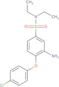 3-Amino-4-(4-chloro-phenoxy)-N,N-diethyl-benzenesulfonamide