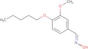 N-{[3-Methoxy-4-(pentyloxy)phenyl]methylidene}hydroxylamine