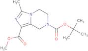 1-Methyl 7-Boc-3-methyl-5H,6H,7H,8H-imidazo[1,5-a]pyrazine-1-carboxylate