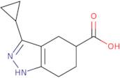 3-Cyclopropyl-4,5,6,7-tetrahydro-1H-indazole-5-carboxylic acid