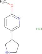 2-Methoxy-5-(pyrrolidin-3-yl)pyridine hydrochloride