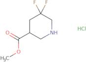 methyl 5,5-difluoropiperidine-3-carboxylate hydrochloride