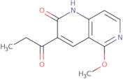 1-(2-Hydroxy-5-methoxy-1,6-naphthyridin-3-yl)propan-1-one