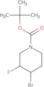 1-Boc-4-bromo-3-fluoropiperidine