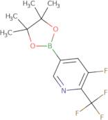 3-Fluoro-5-(tetramethyl-1,3,2-dioxaborolan-2-yl)-2-(trifluoromethyl)pyridine