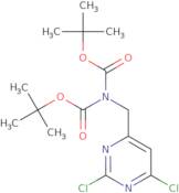 tert-Butyl N-tert-butoxycarbonyl-N-[(2,6-dichloropyrimidin-4-yl)methyl]carbamate