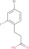 3-(4-Bromo-2-fluorophenyl)propanoic acid