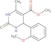 methyl 2-(2-methoxyphenyl)-6-methyl-4-thioxo-2H,3H,5H-3,5-diazinecarboxylate