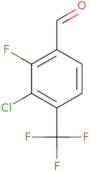 3-Chloro-2-fluoro-4-(trifluoromethyl)benzaldehyde