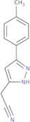 2-(5-(p-Tolyl)-1H-pyrazol-3-yl)acetonitrile