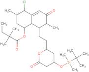 4-tert-Butyldimethylsilyl-5-chloro-6-oxo simvastatin