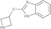 2-(Azetidin-3-ylsulfanyl)-1H-1,3-benzodiazole