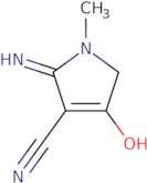 2-Amino-1-methyl-4-oxo-4,5-dihydro-1H-pyrrole-3-carbonitrile