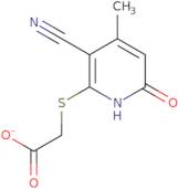 2-[(3-Cyano-4-methyl-6-oxo-1,6-dihydropyridin-2-yl)sulfanyl]acetic acid