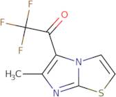 2,2,2-Trifluoro-1-{6-methylimidazo[2,1-b][1,3]thiazol-5-yl}ethan-1-one