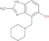 2-Methyl-4-(piperidin-1-ylmethyl)-1H-1,3-benzodiazol-5-ol