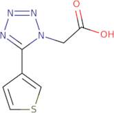 2-[5-(Thiophen-3-yl)-1H-1,2,3,4-tetrazol-1-yl]acetic acid