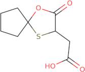 2-{2-Oxo-1-oxa-4-thiaspiro[4.4]nonan-3-yl}acetic acid