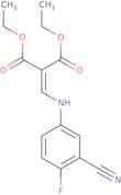 Diethyl 2-((3-cyano-4-fluorophenylamino)methylene)malonate