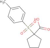 1-(4-Methylbenzenesulfonyl)cyclopentane-1-carboxylic acid