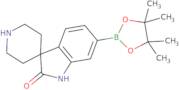 6-(4,4,5,5-Tetramethyl-1,3,2-dioxaborolan-2-yl)spiro[indoline-3,4'-piperidin]-2-one