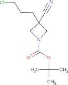 tert-Butyl 3-(3-chloropropyl)-3-cyanoazetidine-1-carboxylate