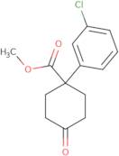 Methyl 1-(3-chlorophenyl)-4-oxocyclohexanecarboxylate