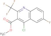 Methyl 4-chloro-6-fluoro-2-(trifluoromethyl)quinoline-3-carboxylate