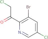 1-(3-bromo-5-chloropyridin-2-yl)-2-chloroethanone