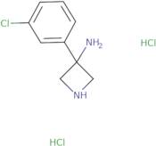 3-(3-Chlorophenyl)azetidin-3-amine dihydrochloride