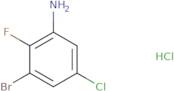 3-bromo-5-chloro-2-fluoroaniline hcl