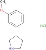 (S)-3-(3-Methoxyphenyl)pyrrolidine hydrochloride