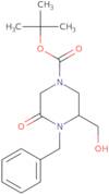 (R)-1-Boc-4-benzyl-3-(hydroxymethyl)-5-oxopiperazine