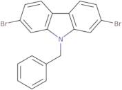 9-Benzyl-2,7-dibromo-9H-carbazole