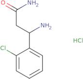 (3S)-3-Amino-3-(2-chlorophenyl)propanamide hydrochloride