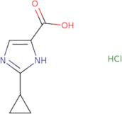 2-Cyclopropyl-1H-imidazole-4-carboxylic acid hydrochloride
