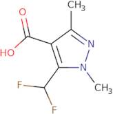5-(Difluoromethyl)-1,3-dimethyl-1H-pyrazole-4-carboxylic acid