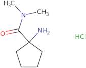 1-Amino-N,N-dimethylcyclopentane-1-carboxamide hydrochloride