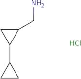 (2-Cyclopropylcyclopropyl)methanamine hydrochloride