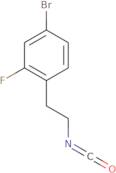 4-Bromo-2-fluoro-1-(2-isocyanatoethyl)benzene