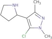 5-Chloro-1,3-dimethyl-4-(pyrrolidin-2-yl)-1H-pyrazole